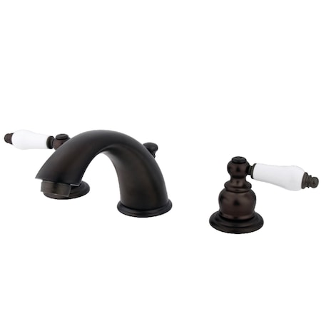 Kingston Brass KB975B Widespread Bathroom Faucet, Oil Rubbed Bronze KB975B